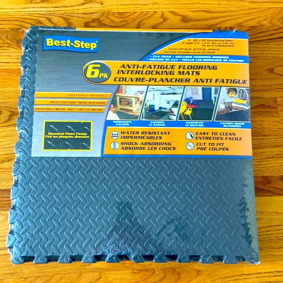 Anti-fatigue interlocking floor mats - Picture 1 of 6